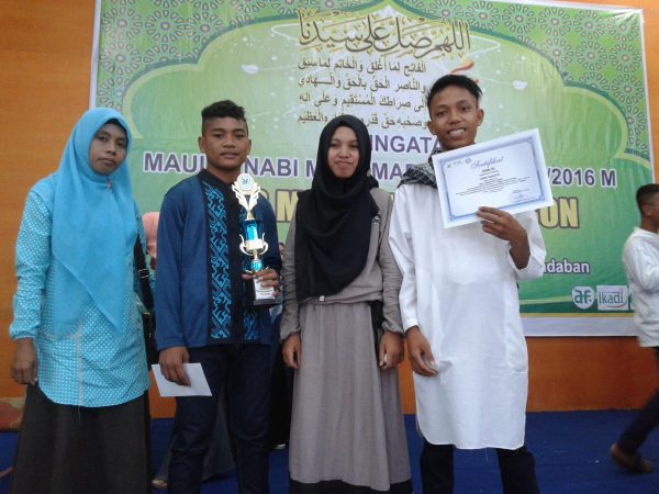 Juara III, Lomba Cerdas Cermat Islami